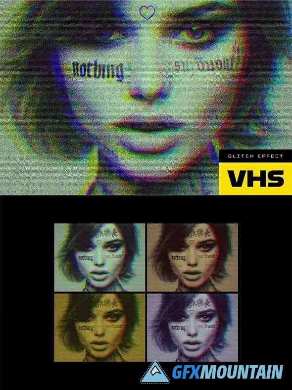 VHS Studio Photo Effect