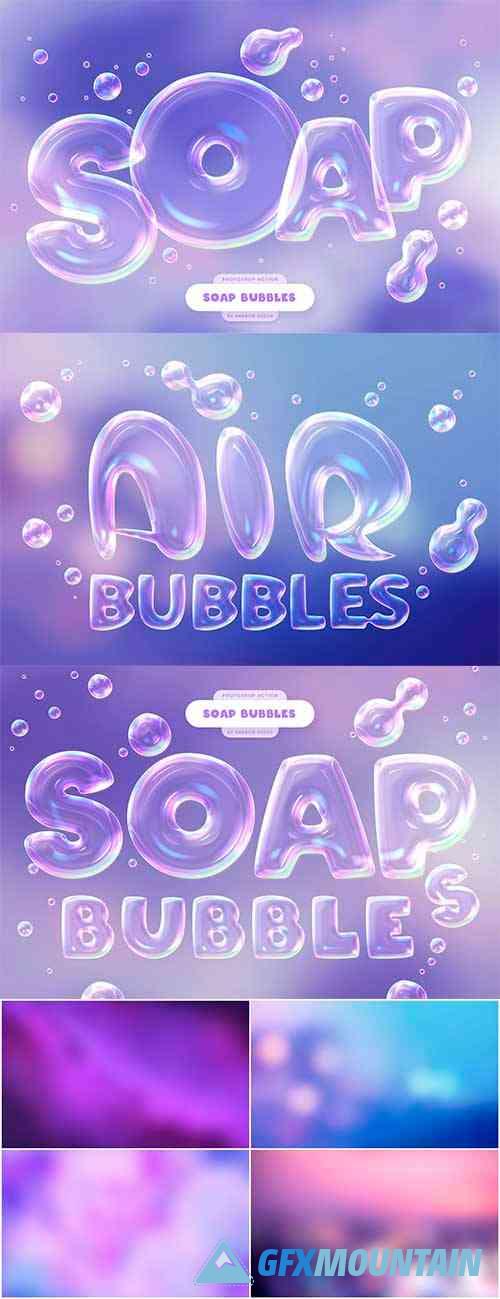 Soap Bubbles Photoshop Action