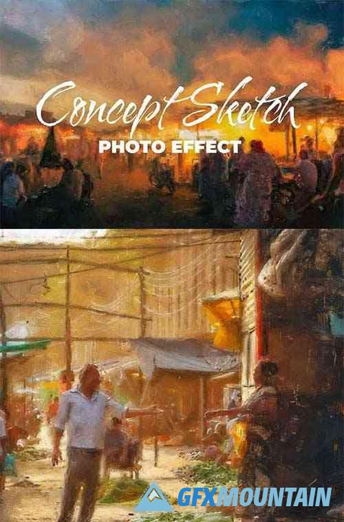 Concept Sketch Photo Effect
