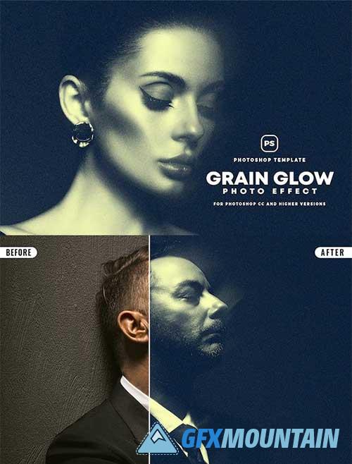Grain Glow Photo Effect