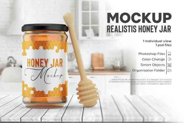 Honey Jar Mockups