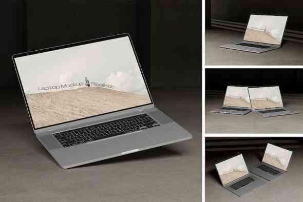Realistic Laptop Mockup