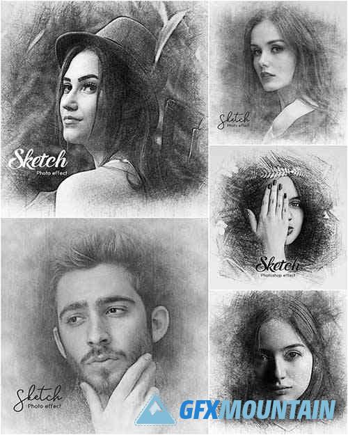 Pencil Sketch Photo Effect