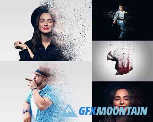 Dispersion Photo Effect Template