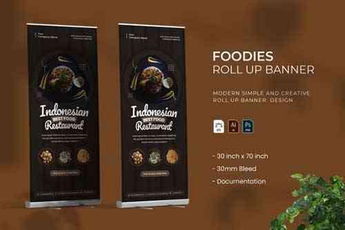 Foodies - Roll Up Banner