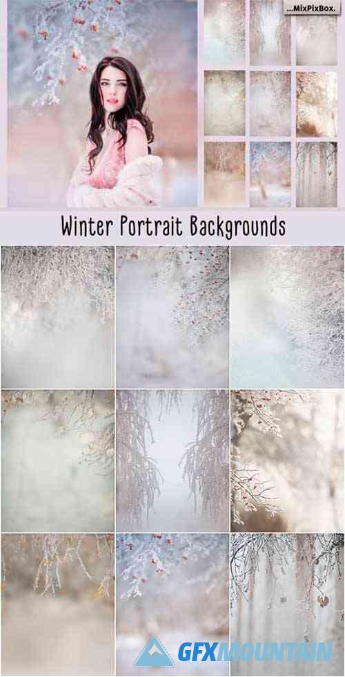 Winter Portrait Backgrounds