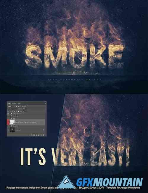 Smoke Logo Text Effect