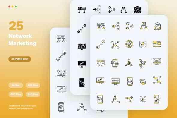 Network Marketing Icon Pack