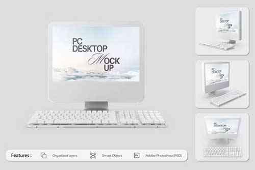 PC Desktop Mockup