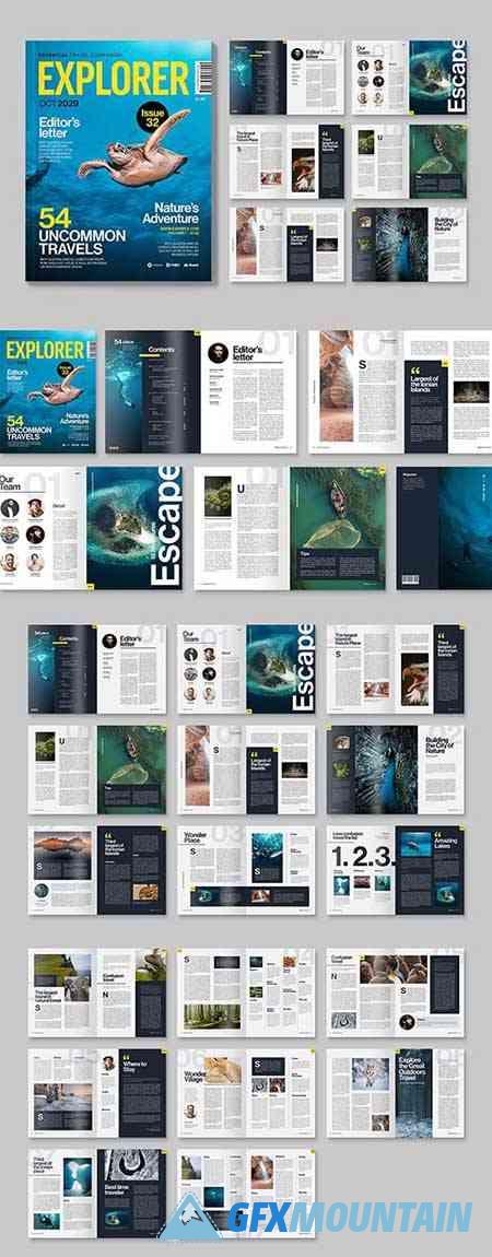 Travel Magazine Template