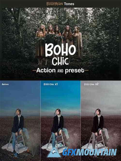 Boho Chic - Actions and Presets