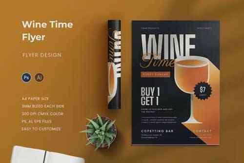 Wine Time Flyer
