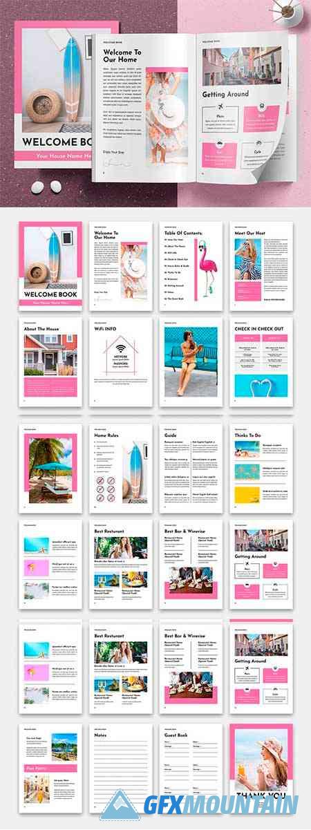 Welcome Book Magazine Template