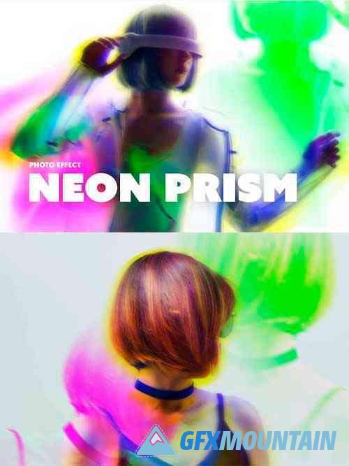 Neon Prism Photo Effect