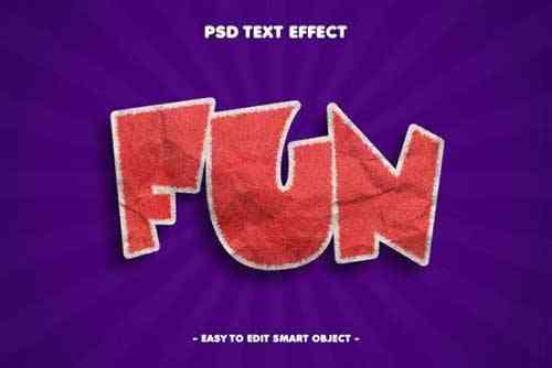 Fun Sticker Psd Layer Style Text Effect