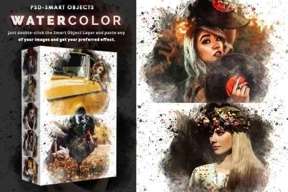 Watercolor Painting Photo Effect Photoshop