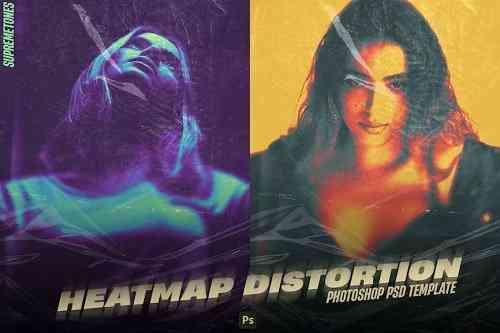 Heatmap Distortion Photoshop Effect