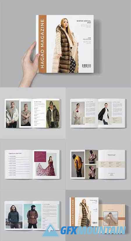 Square Magazine Template