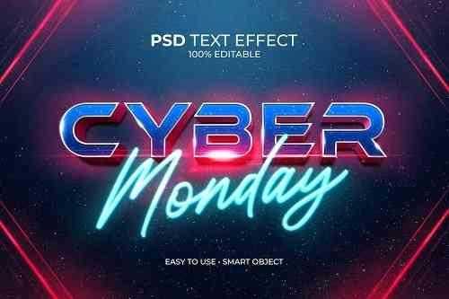 Cyber Monday Text Effect