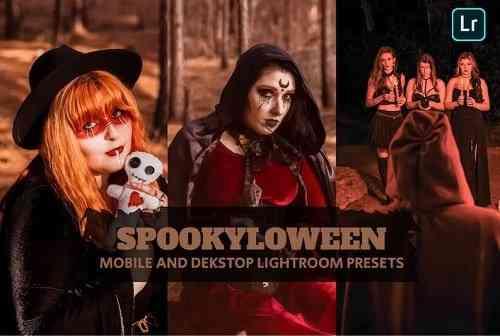 Spookyloween Lightroom Presets Dekstop and Mobile