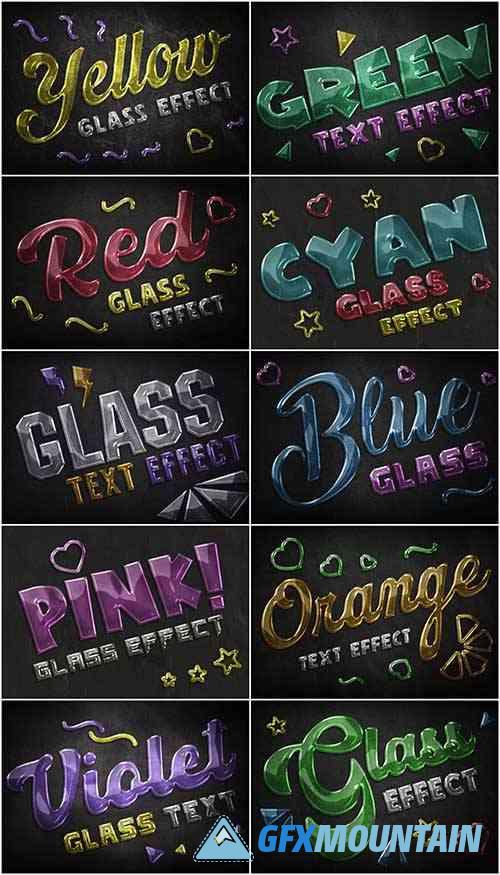 Glass Text Effects