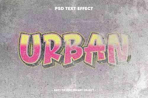 Urban Graffiti Paint Spray Text Effect
