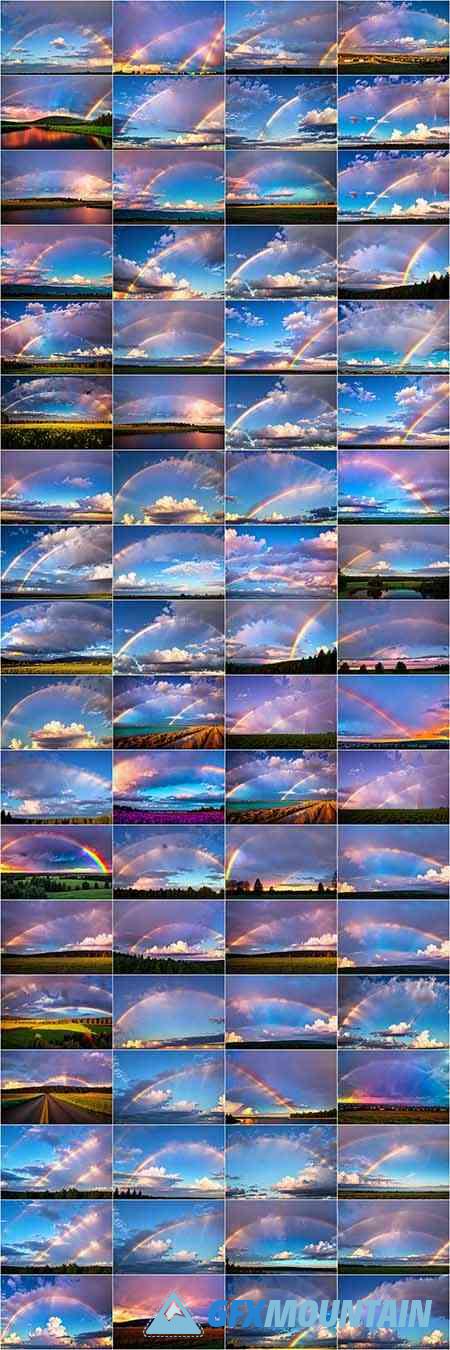 Rainbow sky Overlays