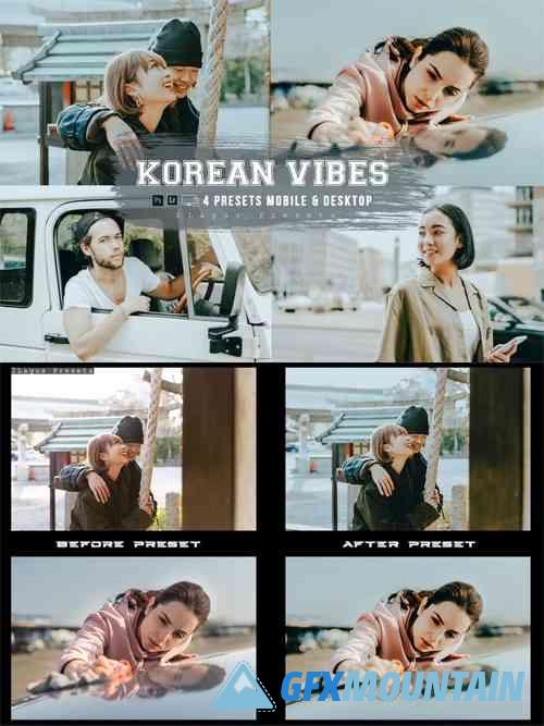 Korean Vibes Mobile & Desktop Lightroom Presets