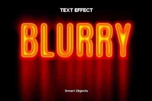 Blurry Ghost Text Effect