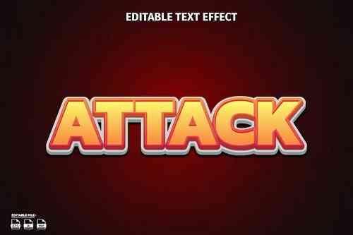Attack Text Effect