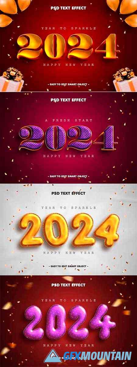 New Year 2024 Text Effect