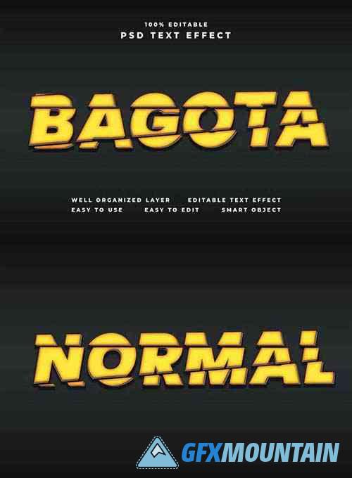 Bagota Text Effect