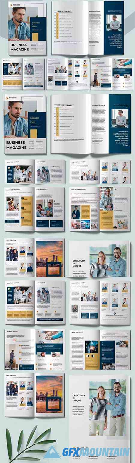 Business Magazine Template Design