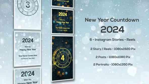 New Year Countdown 2024 - Instagram Stories