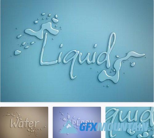 Water Text Effect