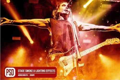 Stage Smoke & Lighting Photo Effects