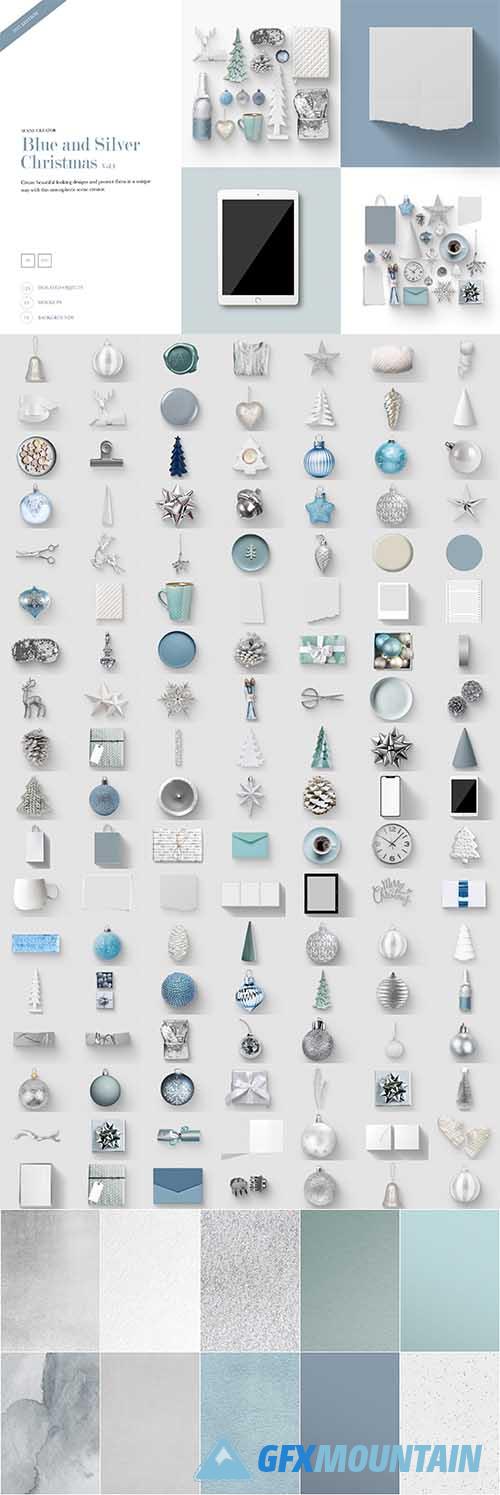 Blue and Silver Christmas Edition Custom Scene