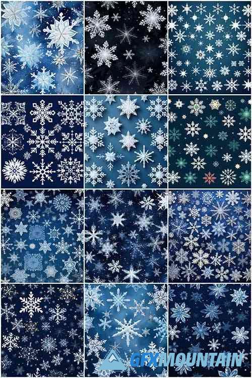 Snowflake Extravaganza Backgrounds Pack