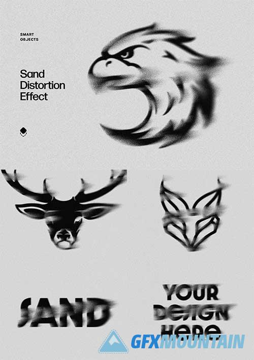 Sand Distortion Text & Logo Effect