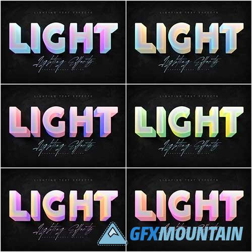 Double Light Text Effects