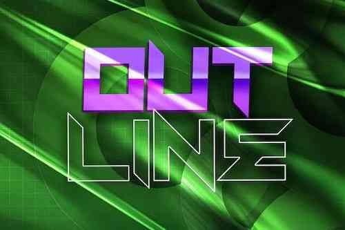 Outline Text Effect