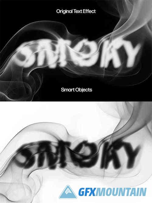 Smoking Text Effect
