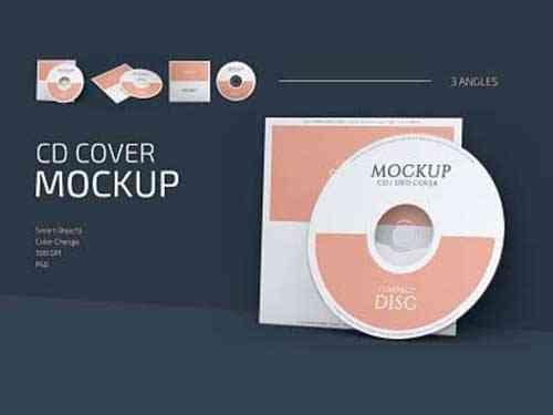 CD Cover Mockup Set
