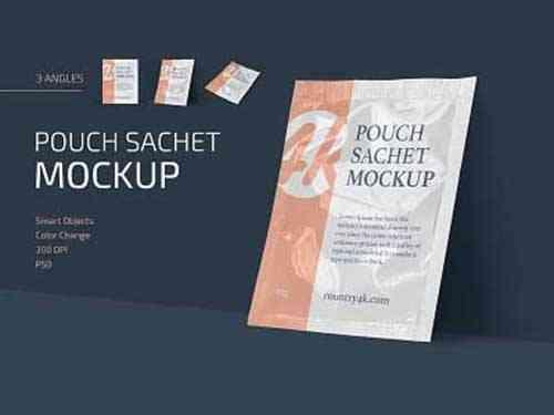 Pouch Sachet Mockup Set