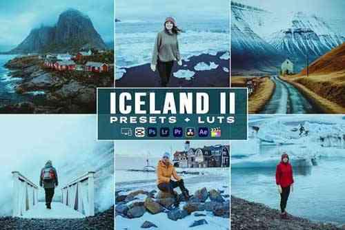 Iceland Lifestyles Presets - luts Videos Premiere