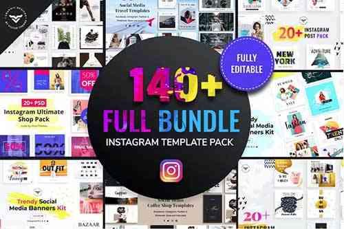 Instagram Post Templates Full Bundle