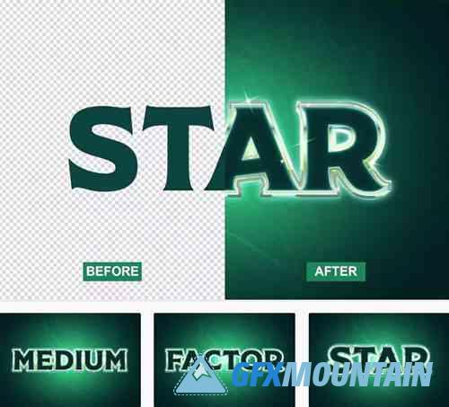 Star Text Effect