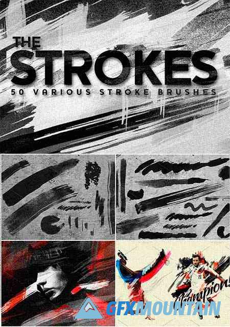 The Strokes – 50 Various Stroke Brushes