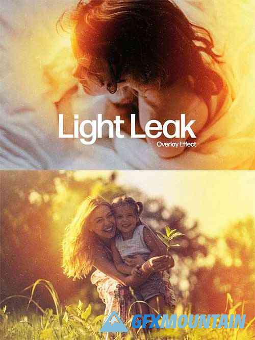 Light Leak Overlay – Vintage Photoshop Effect