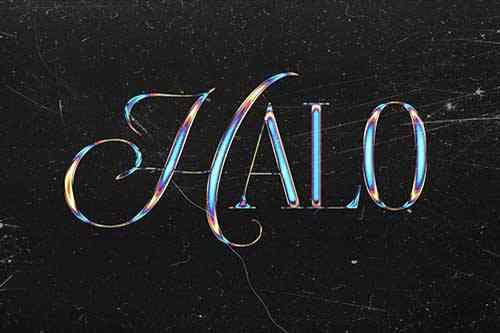 Hologram Text Effect